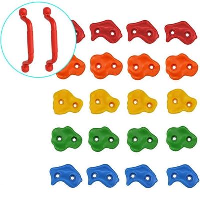 32 Rock Climbing Holds for Kids Adults Wall Grips W/ 2 Inch Mounting Hardware 