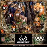 MasterPieces 1000 Piece Jigsaw Puzzle - Forest Gathering - 19.25 x26.75
