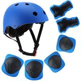 Kids Bike Helmet Toddler Helmet for Ages 3-10 Boys Girls with Sports Protective Gear Set Knee Elbow Wrist Pads for Skateboard Cycling Scooter Rollerblading