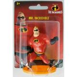 Disney Family Toy Play Set - 1 Character Disney Pixar The Incredibles Mr. Incredible Action Hero Mini Figurine Play Set