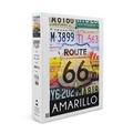 Amarillo Texas Route 66 License Plates (1000 Piece Puzzle Size 19x27 Challenging Jigsaw Puzzle for Adults and Family Made in USA)