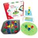 edxeducation FunPlay Geo Pegs - 18m+ - 24 Plastic Pegs + 2 Pegboards + 50 Activities + Messy Tray