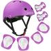 Kids Bike Helmet, Toddler Helmet for Ages 2-8 Boys Girls with Sports Protective Gear Set Knee Elbow Wrist Pads for Skateboard Cycling Scooter Rollerblading