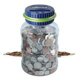 Discovery Kids Coin Counting Money Jar with Digital LCD Display and Twist-off Lid Knick-Knack