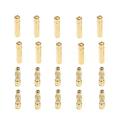 GoolRC 10 Pairs 4.0mm Copper Banana Plug Connectors Male + Female for RC Motor ESC Battery Part (4.0mm Banana Plug)