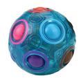 ã€–WOJERã€—Luminous Stress Reliever Magic Rainbow Ball Fun Cube Fidget Puzzle Education Toy