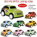 LNKOO Pull Back Vehicles 8 Pack Friction Powered Pull Back Car Toys Vehicles and Racing cars Mini Car Toy For Kids Toddlers Boys Pull Back and Go Car Toy