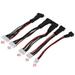 Buytra 5Pcs RC FPV Lipo Battery Balancing Head Extension Line 2/3/4/5/6S Extend line