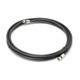20 Feet Black RG6 Coaxial Cable (Coax Cable) with Weather Proof Connectors F81 / RF Digital Coax - AV Cable TV Antenna and Satellite CL2 Rated 20 Foot