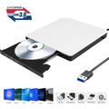 External CD Drive for Laptop TSV USB 3.0 DVD Burner CD Player DVD +/- RW Optical Drive CD Drive DVD ROM Reader Writer for PC Desktop Mac MacBook Pro Air iMac HP Dell LG Asus Acer Lenovo