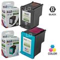 Remanufactured Hewlett Packard HP C9362WN (92) and C9361WN (93) Set of 2 Ink Cartridges: Includes 1 Black and 1 Color