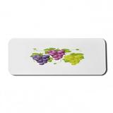 Vineyard Computer Mouse Pad 3 Clusters of Ivy Burgundy Region Blending Fresh Agriculture Picture Artwork Rectangle Non-Slip Rubber Mousepad Large 31 x 12 Gaming Size Purple Green by Ambesonne