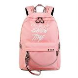 Backpack Durable Laptops Backpack Water Resistant College School Computer Bag for Women & Men Fits 16 Inch Laptop and Notebook - Pink