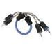 NVX XIV2025 V-Series: 0.25m (0.82 ft) 2-Channel RCA Audio Interconnect Cable