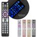 GE 6-Device Backlit Universal TV Remote Control in Brushed Black 47504