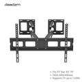 New Arrival Full Motion TV Wall Mount for 32-70 Inch Flat Curved TVs with Smooth Tilts Swivel & Extends - Dual Articulating Arms Wall Mount TV Bracket Supports TVs up to 110 lbs Max VESA 600x400