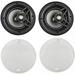 Polk High-Performance Easy-Io-Install 8 2 Way 100 Watt In-Ceiling Surround Sound Speaker System (Set Of 4)