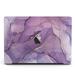 New MacBook Air 13 Case 2018 2019 2020 Release A2179 A1932 GMYLE Hard Snap on Plastic Hard Shell Case Cover for MacBook Air 13 Inch (Golden Purple Marble)