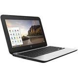 Used(good working with scratch) HP Chromebook 11 G4 11.6 Laptop Computer Intel Celeron N2840 2.16GHz 2GB 16GB eMMC Gray Chrome OS