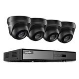 SANNCE 4CH DVR CCTV System 4PCS 2MP IP66 Waterproof Outdoor Security Dome Cameras CCTV Surveillance Kit Without HDD