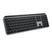 Logitech MX Keys Advanced Wireless Illuminated Keyboard for Mac Backlit LED Keys Bluetooth USB-C Metal Build - Space Gray