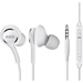 OEM InEar Earbuds Stereo Headphones for Maxwest Gravity 6 Plus Cable - Designed by AKG - with Microphone and Volume Buttons (White)