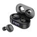 True Wireless Earbuds Bluetooth Earbuds 5.0 Earbuds in-Ear TWS Stereo Headphones with Smart LED Display Charging Case Built-in Mic with Deep Bass for Sports and Work Earbuds Bluetooth (Black)