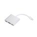 USB 3.1 Type-C to USB 3.0/ HD/ Type-C HUB USB-C 3-in-1 Adapter Dongle Dock Cable for Macbook Pro Dell XPS 13