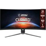 MSI MPG ARTYMIS 343CQR 34 UWQHD 3440 x 1440 (2K) 1ms (MPRT) 165Hz 2 x HDMI DisplayPort USB AMD FreeSync 1000R Curved Gaming Monitor