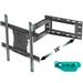 ONKRON TV Wall Mount with Swivel and Tilt for 40-75 inch TV up to 150 lbs Full Motion Mount with Articulating Arms (28 Extension) max VESA 600x400mm Black