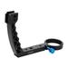 Andoer Gimbal Stabilizer Handle Hand Grip Extension Rod Holder Aluminum Alloy Compatible with Ronin S