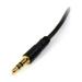 StarTech.com 3.5mm Audio Cable - 3 ft - Slim - M / M - AUX Cable - Male to Male Audio Cable - AUX Cord - Headphone Cable - Auxiliary Cable (MU3MMS) Black