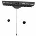 Mount-It! No Stud Tilting TV Wall Mount Fits 32 -80 TVs Capacity 110 lbs. No Drilling Required Install with Nails Low Profile