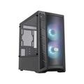 Cooler Master MasterBox MB311L ARGB Computer Case - Mini-tower - Black - Steel Mesh Plastic Tempered Glass - 4 x Bay - 2 x 4.72 x Fan(s) Installed - 0 - Mini ITX Micro ATX Motherboard Suppor