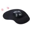 Upgrade Round Smooth Superfine Fibre Memory Foam Mouse Pad Wrist Rest Support - Base for Laptop Computer Gaming Office - Comfortable for Typing & Pain Relief(Mouse Not Included)