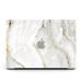 MacBook Pro 16 Inch Case for MacBoMacBook Pro 16 2020 A2141 GMYLE Cute Snap on Plastic Hard Shell Case Cover (Golden White Marble)
