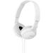 Sony MDR-ZX110 Stereo Headphones (White)