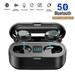 Wireless Earbuds Bluetooth 5.0 True Wireless Headphones with Smart LED Display Charging Case Touch Control Bluetooth Earbuds in-Ear Built in Mic 120H Playtime Noise Cancelling Headset for Sport