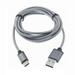 Type-C 10ft USB Cable for OnePlus Nord N100/N10 5G Phones - Charger Cord Power Wire USB-C Long Braided Fast Charge Sync Gray P2Z Compatible With OnePlus Nord N100/N10 5G