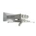 QualGear QG-PM-FT1-WHT Universal Projector Wall Mount with Fine Tune Adjustments and Telescopic Extension Arm White