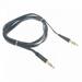 3.5mm Aux Cable for TCL 10 5G UW Phone - Adapter Car Stereo Aux-in Audio Cord Speaker Jack Wire Flat Black Z9R Compatible With TCL 10 5G UW