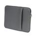 Carevas B2015 Laptop Sleeve Soft Zipper Pouch 15.6 Laptop Bag Replacement for MacBook Air Pro Ultrabook Laptop Grey
