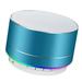 AMGRA Mini Wireless Speaker Portable Bluetooth Speaker with HD Sound 4H Play-time Built-in Mic TF Card Slot FM and LED Lights for Home Travel Blue