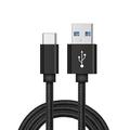 Type-C 6ft USB Cable for T-Mobile REVVL 5G/4/Plus Phones - Power Cord USB-C Long Fast Charge Wire PU Leather W9J Compatible With T-Mobile REVVL 5G/4/Plus Models