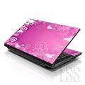 LSS 15 15.6 inch Laptop Notebook Skin Sticker Cover Art Decal For Hp Dell Lenovo Apple Asus Acer Fits 13.3 14 15.6 16 with 2 Wrist Pads Free - Pink Cupid Butterfly