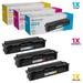 LD Compatible Replacements for Canon 054H High Capacity Toner Cartridges: Cyan Magenta Yellow 3-Pack for imageCLASS MF642Cdw