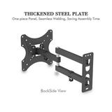 Swivel Articulating Tilt TV Wall Mount Bracket for 26-55 LED OLED and 4K TVs TV Mount Fit for 32 40 50 TV with VESA Up to 200x200mm - Weight Capacity Up to 66lbs