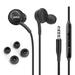 OEM UrbanX Corded Stereo Headphones for Samsung Galaxy C7 Pro - AKG Tuned - with Microphone and Volume Buttons (Grey)