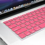 MacBook Keyboard Cover GMYLE MacBook Pro 13/15 (with/Without Retina Display 2015 or Older Version) MacBook Air 13 (2010-2017) Soft Protector Keyboard Cover (Pink)