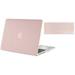 Mosiso Retina 13-Inch 2 in 1 Soft-Touch Plastic Hard Case and Keyboard Cover for MacBook Pro 13.3 with Retina Display A1502 / A1425 (No CD-ROM Drive) Rose Quartz